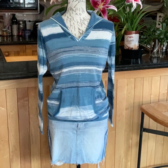 NWOT, prAna Daniele Lightweight Space Dyed Knit Hooded LS  Pullover Sz M - Picture 2 of 13